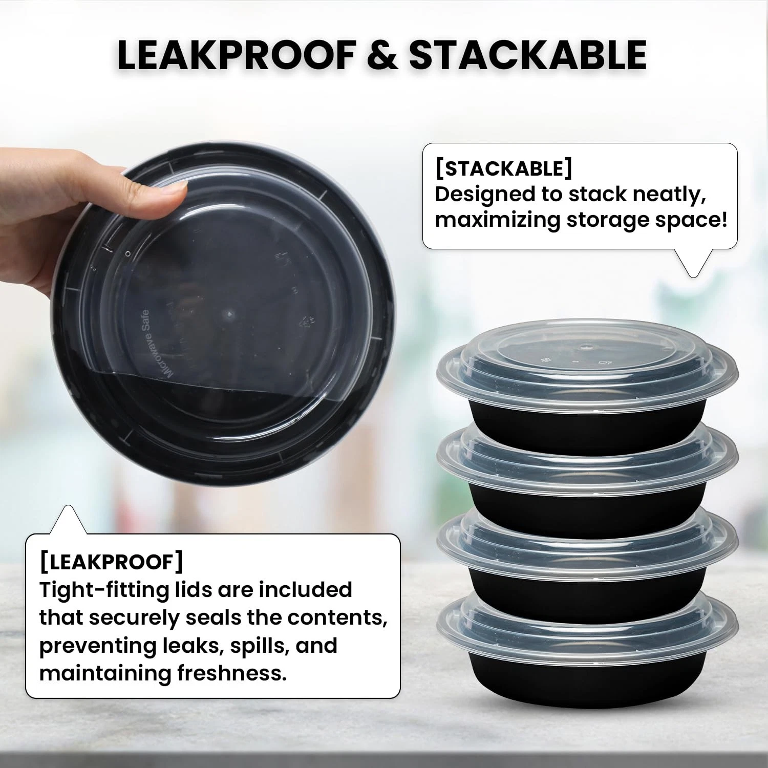 Klex Meal Prep Containers - Thumbnail 3