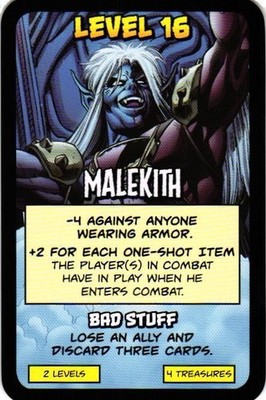 MALEKITH USAopoly Munchkin Marvel The Game Collectible Card
