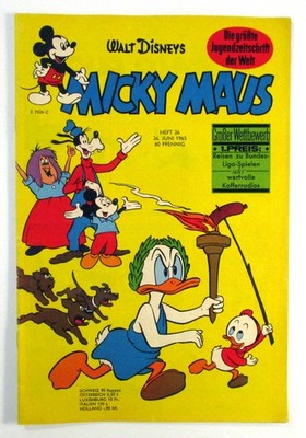Micky Maus 1965 Heft 26 vom 26 Juni 1965 Walt Disney Original Ehapa Verlag