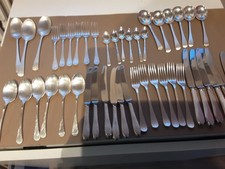 Habitat vintage cutlery set, silver plated, 6 place settings 