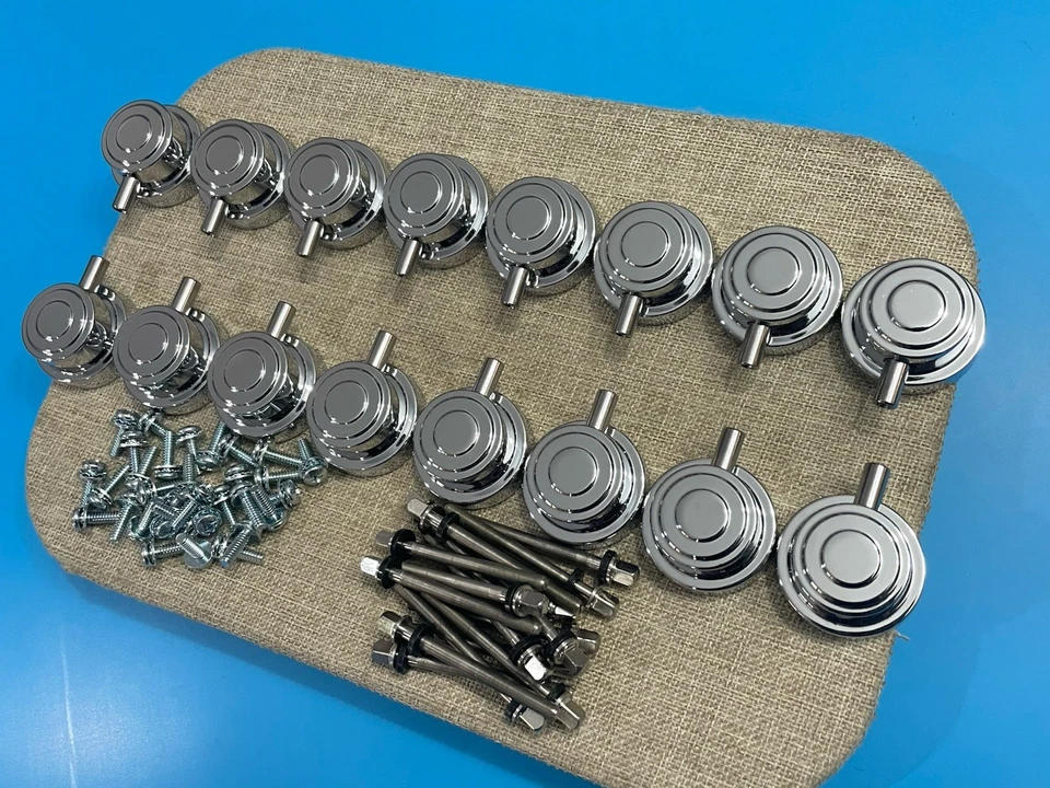 DW Collectors Series Floor Tom Drum Lug Set 16 Lugs & True Pitch Tension Rods - Image 2 of 4