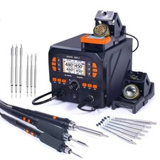 992D-II 2in1 Soldering Station Hot Air Desoldering Rework Station C210/C245