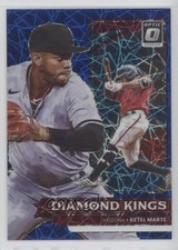 2022 Donruss Optic Diamond Kings Blue Velocity Prizm 53/99 Ketel Marte #30 17e8
