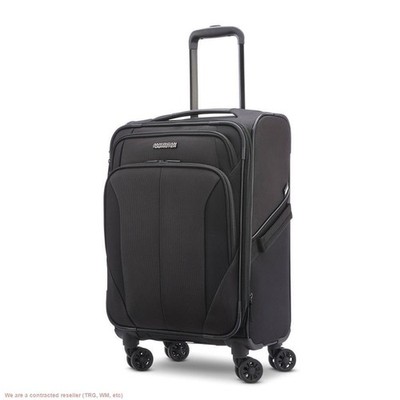 American Tourister Phenom 20'' Softside Spinner Suitcase - Black