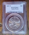 2007-P Clad Satin Kenney Half Dollar PCGS SP69 (577)