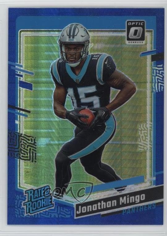 2023 Panini Donruss Optic Rated Rookie Blue Hyper Prizm Jonathan Mingo #215 uk2