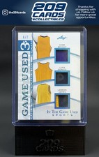 2025 Leaf In Game Used Memo Trios Holo #GT-5 Kobe Bryant Luka Doncic LeBron #/7