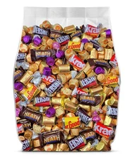 Hershey Miniatures Assorted Chocolate Individually Wrapped - 2lb Halloween Ca...