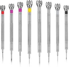 Chumia 8 Pieces Precision Jewelers Screwdriver Set, Micro Watch Repair Screwdriv