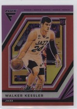 2022-23 Panini Flux Rookies Red Prizm Walker Kessler #250 12xy