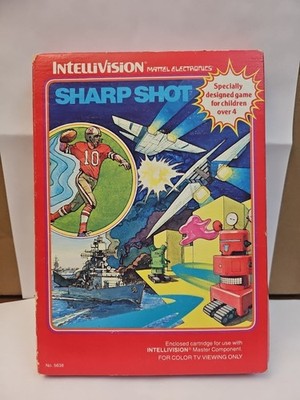 Sharp Shot - Intellivision - Game Box Manual Inserts Tested