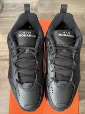Nike Air Monarch IV Men's Black/Black Size 10 Brand New In Box 416355-001