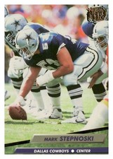 1992 Ultra #90 Mark Stepnoski Dallas Cowboys