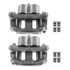 2pcs Brake Caliper Front L&R Phenolic w/Bracket for Ford Lincoln MKX 3.5L 07