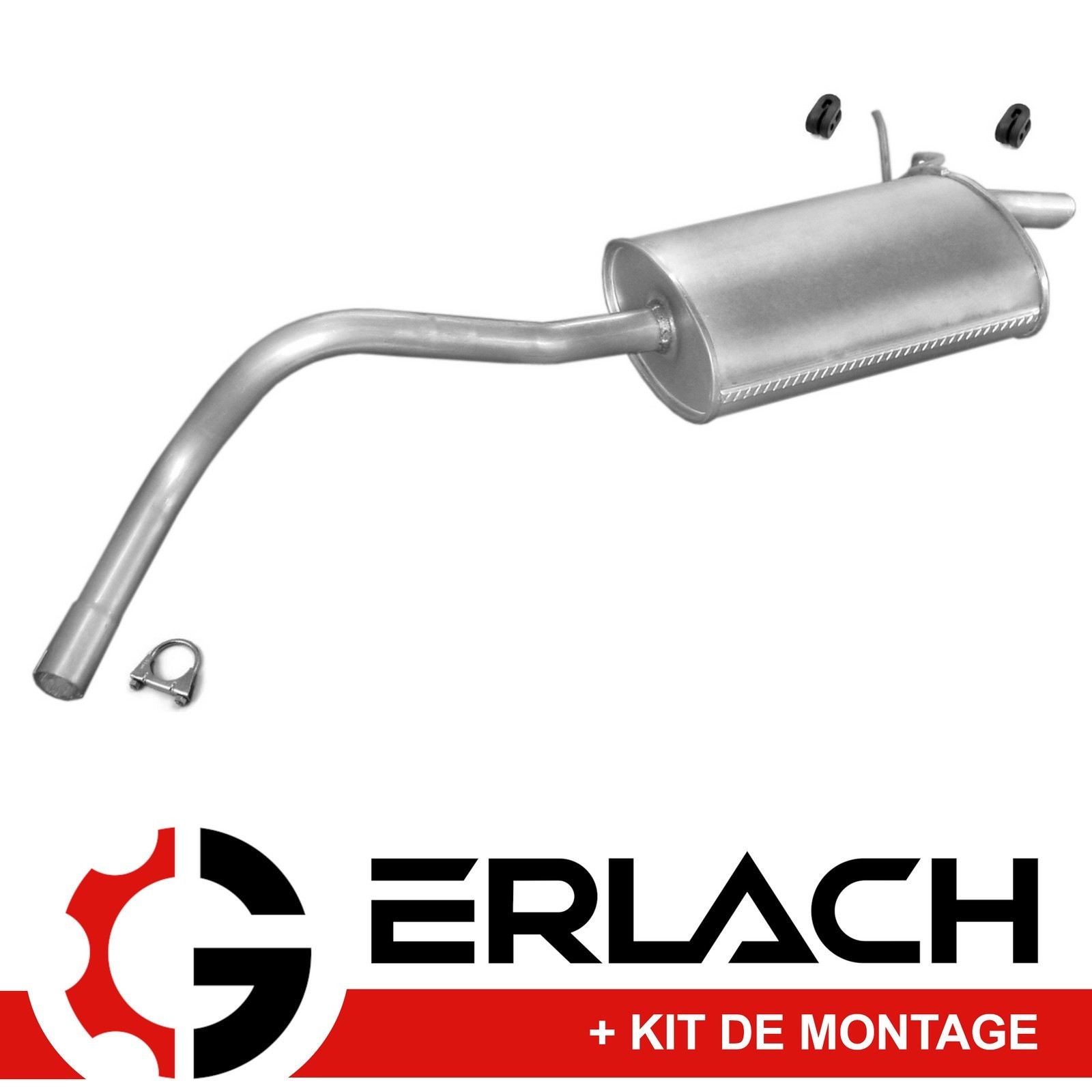 Silencieux arrière pour Nissan Kubistar / Renault Kangoo 1.2 - Réf 818