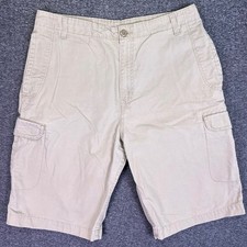 VTG 90s Levis Cargo Shorts Mens 33 Tan Khaki Chinos Utility Casual Retro Y2K