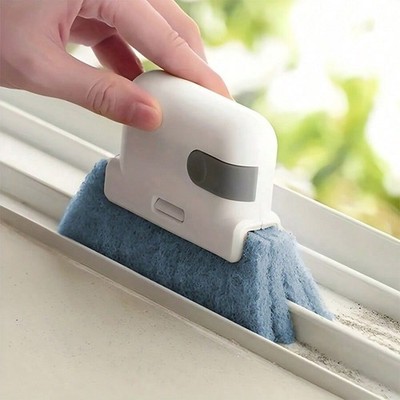 Fensterspaltreinigungsbürste Eckrillenreiniger für Glastürschienen