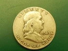Sharp 1949P Silver Franklin Half Dollar Lower Mintage Free Shipping
