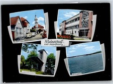 51311397 - 8752 Mainaschaff Kirche, VW-Bulli, Marien-Kapelle, Schule, Baggersee