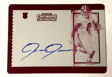 Josh Jacobs 1/1 Auto Printing Plate 2019 Panini Contenders Draft Picks Football