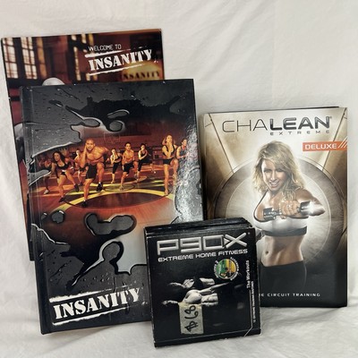 Insanity 60 Day Total Body Conditioning DVD Set Complete w Books Shaun T