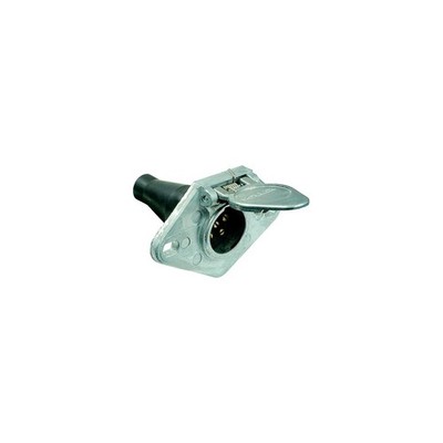 Pollak 11-608EP Pollack 6-Way Socket w/Rubber Boot