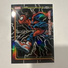 2026 Topps Chrome Marvel Black Wave Refractor Spider-Girl #161 2/10 Black