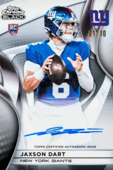TOPPS CHROME BLACK NFL WITH DANIELS! *
