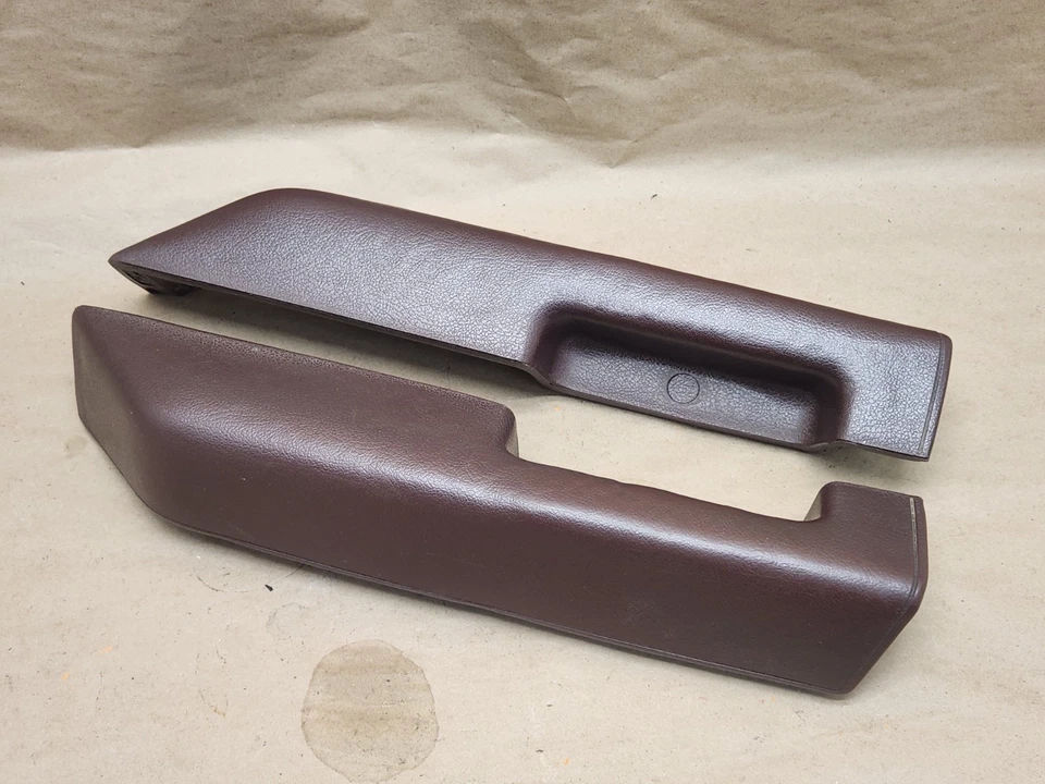 87-95 Nissan Pathfinder D21 Pickup Left Right Door Armrest Handle Burgundy OEM - Image 2 of 4