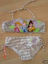 DISNEY STORE GIRLS PRINCESS SWIMSUIT SIZE 4-NEW