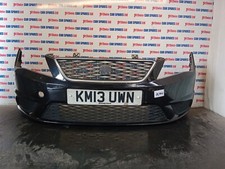 SEAT TOLEDO HATCHBACK 5DR MK4 2013 BLACK F9R FRONT BUMPER MARKS