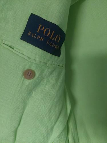 Polo Ralph Lauren Unstructured Blazer SZ 40 REG BRAND NEW CITRUS GREEN summer - Picture 6 of 10