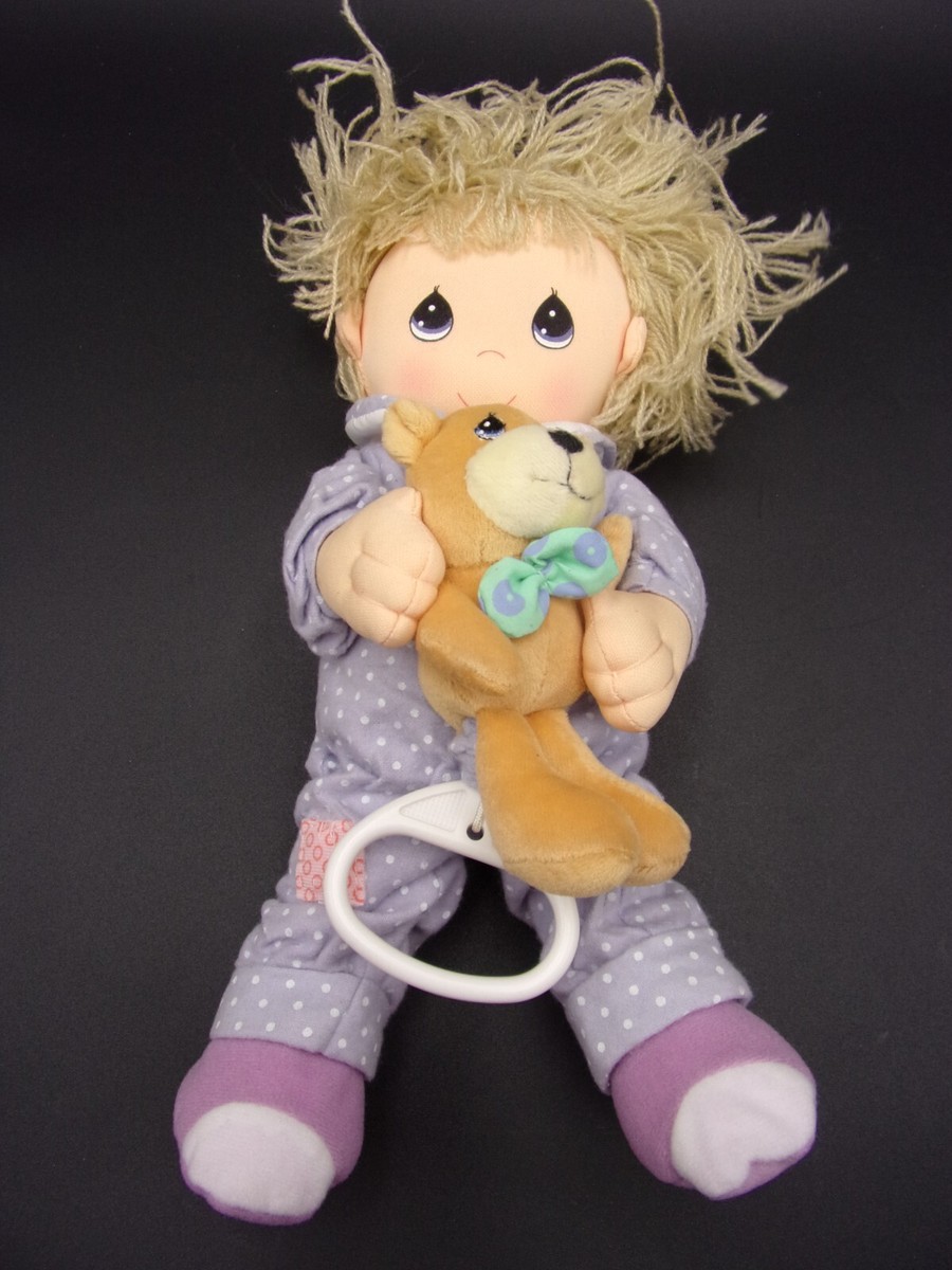 Precious Moments Child Plush Teddy Bear Pull Down 12