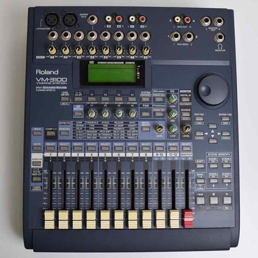 Roland VM-3100 Mixing Station 20 Channel Audio Digital Mixer Roland VM-3100 Mixing Station 20 Channel Audio Digital Mixer