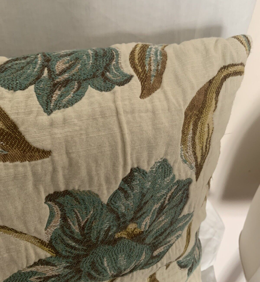 Vintage embroidered cushion Cover arts &crafts look Cover only Size 17
