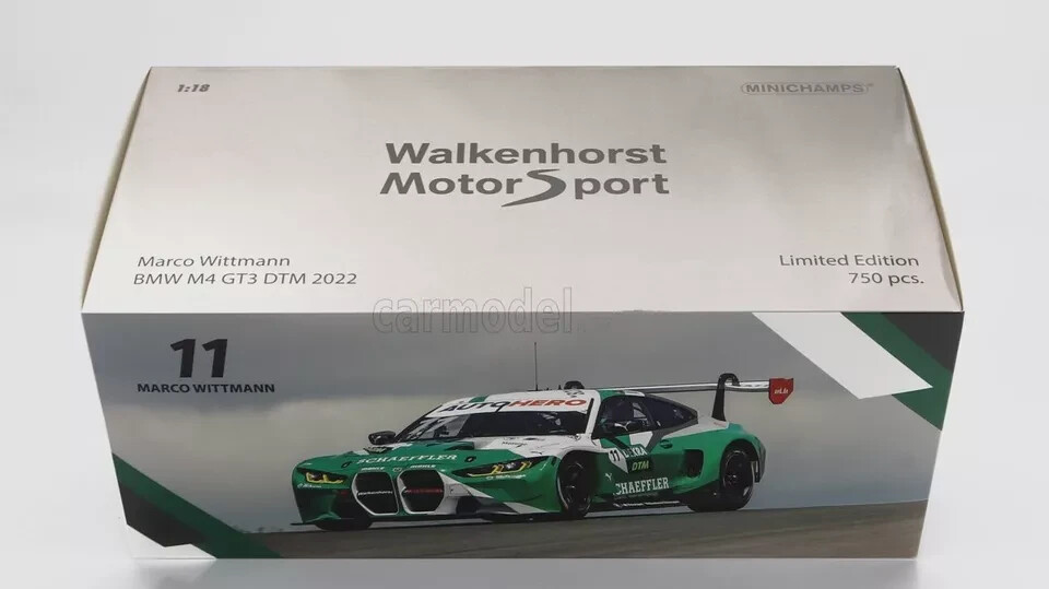 Minichamps 2022 BMW 4-SERIES M4 GT3 DTM WITTMANN #11 1:18*New! | eBay