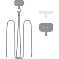 Handy-SchlüSselband Tech-Protect Handy-Lanyard SchlüSselband UmhäNgeband Grau