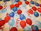 Celebrate Good Times by Hoffman quilt fabric -Red, White and Blue balloons