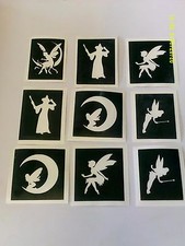 10 - 400 Fairy themed stencils for glitter tattoos / face painting Tinkerbell