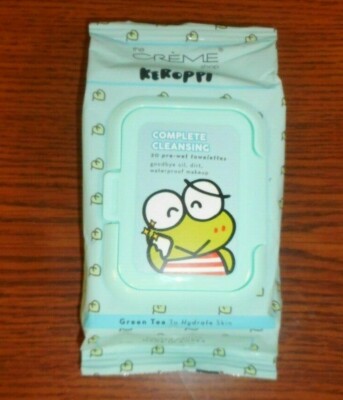 LOT OF 5 PACKS OF 20 THE CREME SHOP KEROPPI COMPLETE CLEANSING TOWELETTES NIP