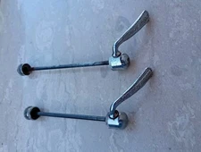 Ofmega Pair Quick Release Skewers Colnago White L'Eroica Pinarello Tommasin