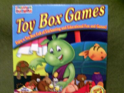 TODDLERS TOYBOX Toy Box Games PC CD-ROM (English/Spanish) Ages 2-4