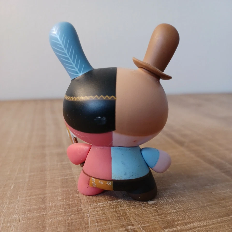 Kidrobot Cowboy & Indian Michelle Valigura Dunny Serie 2010 Acción de Gracias Foto 3 de 4