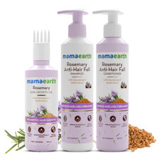Mamaearth Combo - Rosemary Hair Oil Shampoo Conditioner - 150ml 250ml 250ml