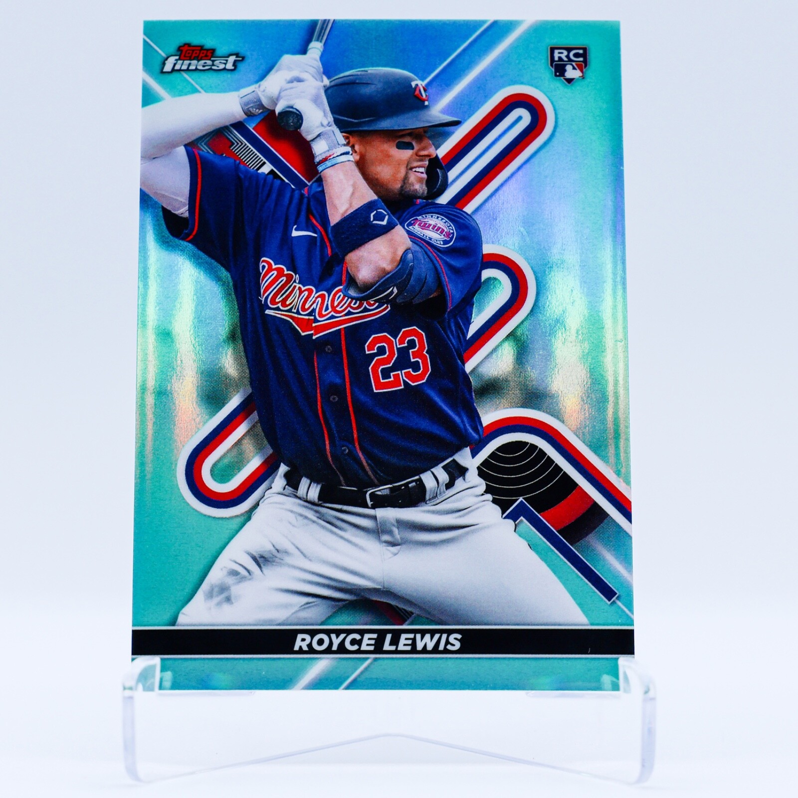 2022 Topps Finest Royce Lewis RC Aqua Refractor /199 #87