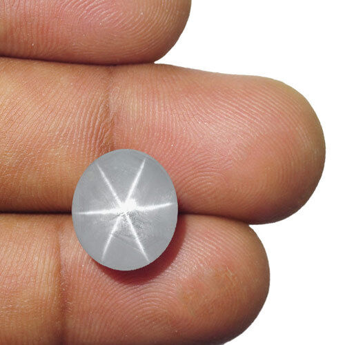 IGI Certified SRI LANKA Blue Star Sapphire 12.66 Cts Natural Untreated Oval - Picture 3 of 4