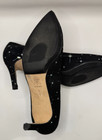 FS/NY ladies suede black shoes with splashes sparkly splashes size 8 — photo 4
