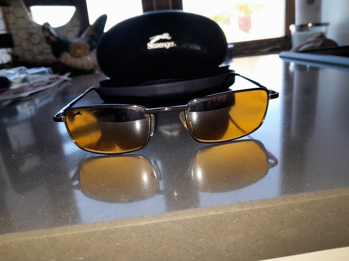 Slazenger SE-102P yellow tint sunglasses UK