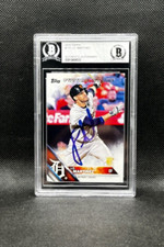 J.D. MARTINEZ signed auto 2016 TOPPS CARD #110 w/ COA BECKETT SLAB