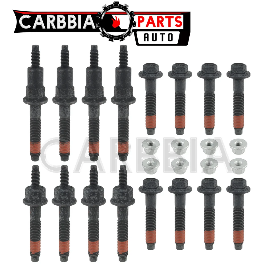 Kits de tuercas de perno colector de escape para Dodge Ram Chrysler Aspen Jeep 6505257AA Foto 2 de 4